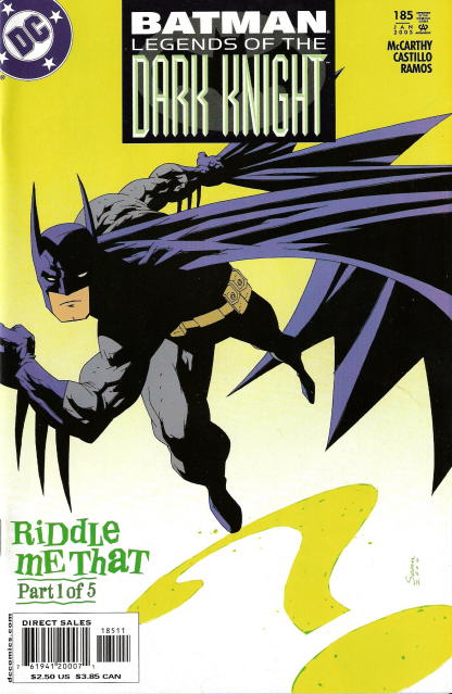 Shane McCarthy - Comic book writer - Batman Cover